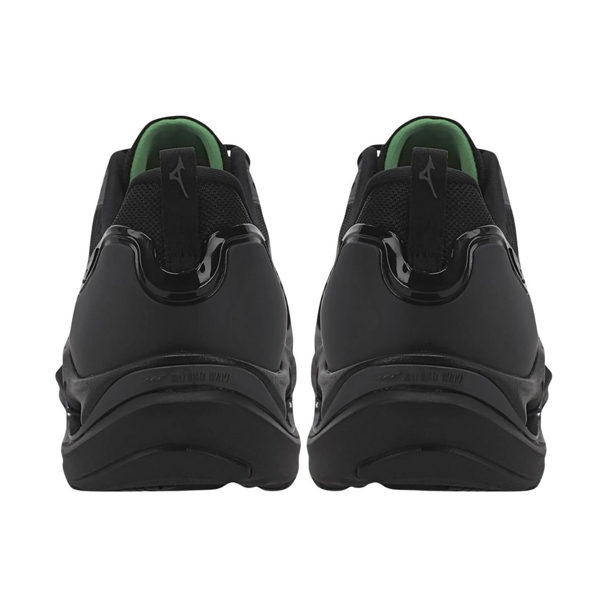 Tênis Running Masculino Mizuno Miz Wave Stratos 3 Preto Preto 4