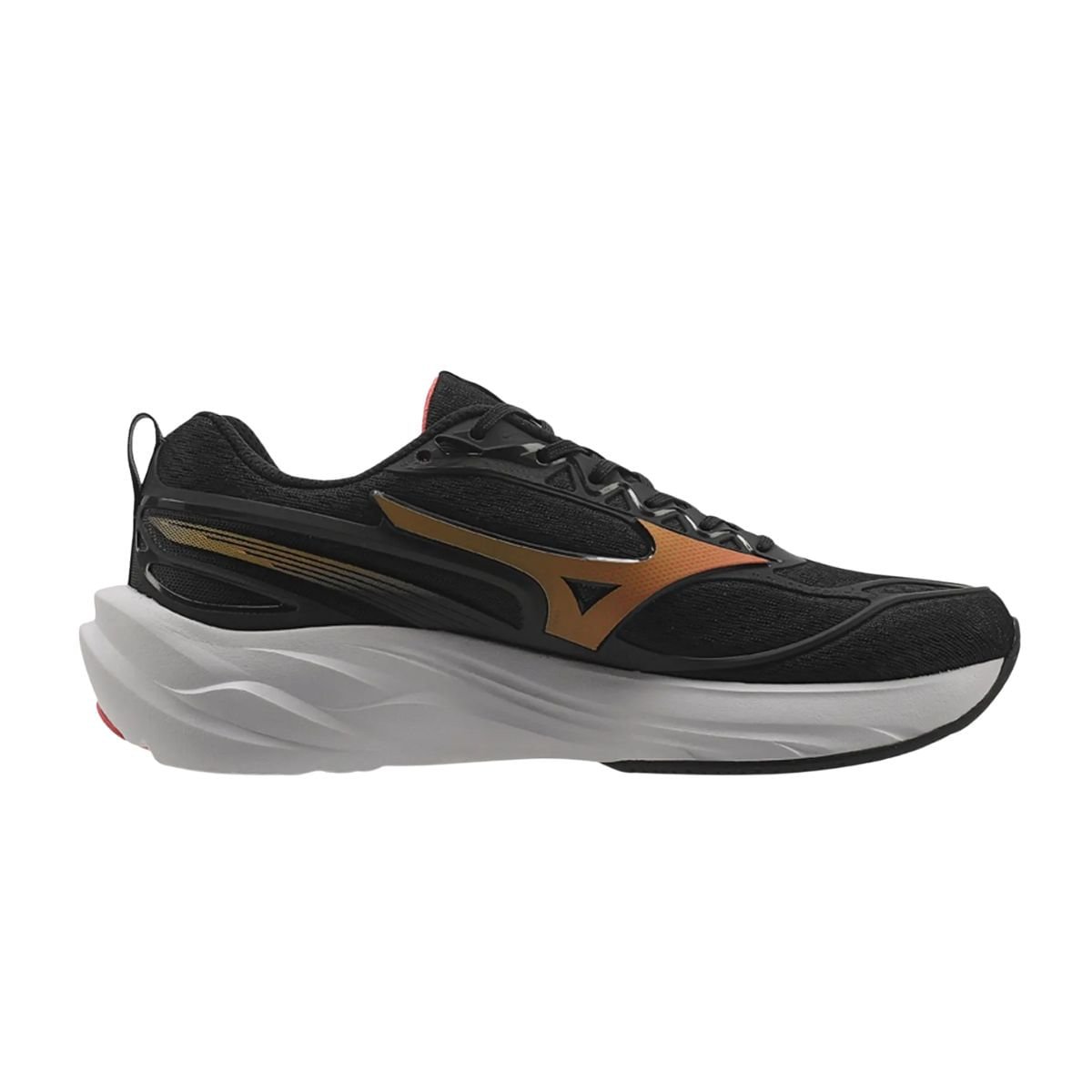 Tênis Running Masculino Mizuno Space 5 Preto Preto/Bronze 4