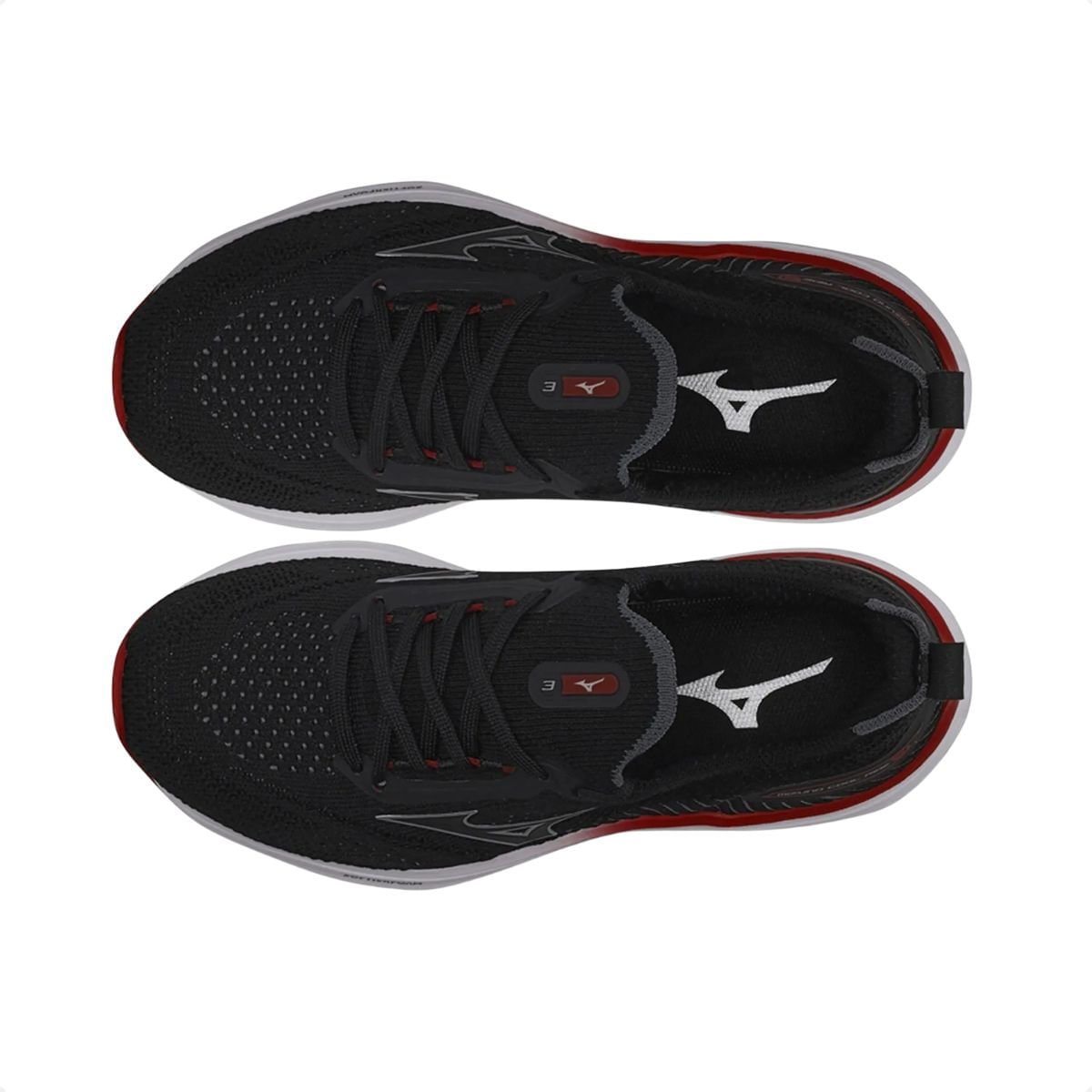 Tênis Running Infantil Mizuno Cool Ride 3 Preto Preto 2
