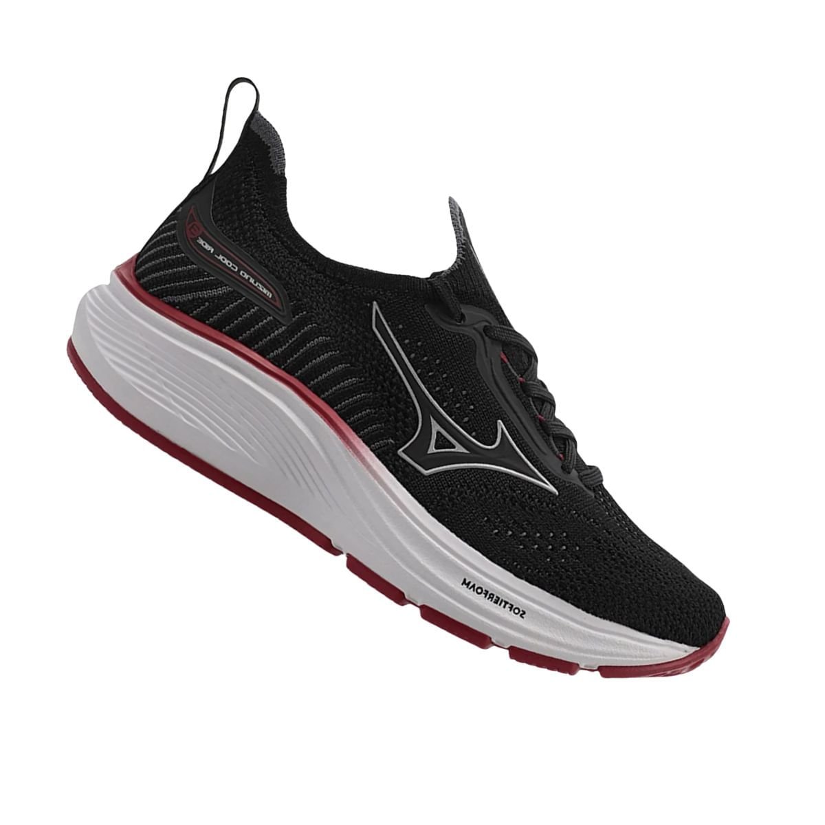 Tênis Running Infantil Mizuno Cool Ride 3 Preto Preto 6