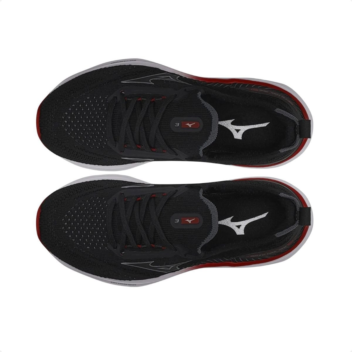 Tênis Running Infantil Mizuno Cool Ride 3 Preto Preto 2