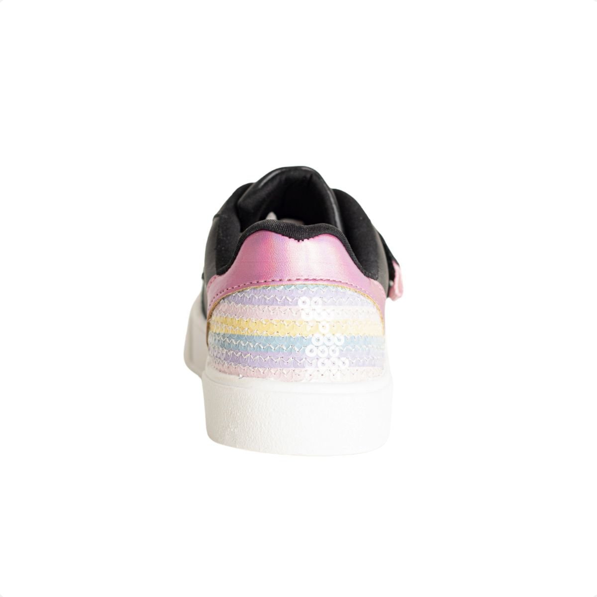 Tênis Jump Kids Baby Preto Com Detalhes Coloridos Preto 4