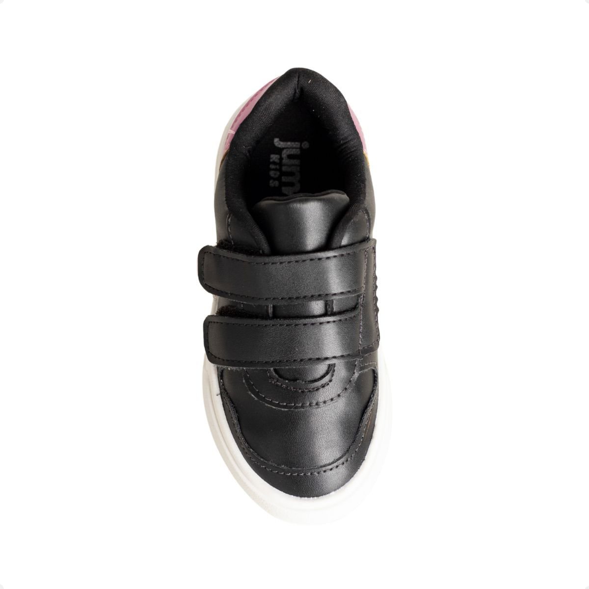 Tênis Jump Kids Baby Preto Com Detalhes Coloridos Preto 6