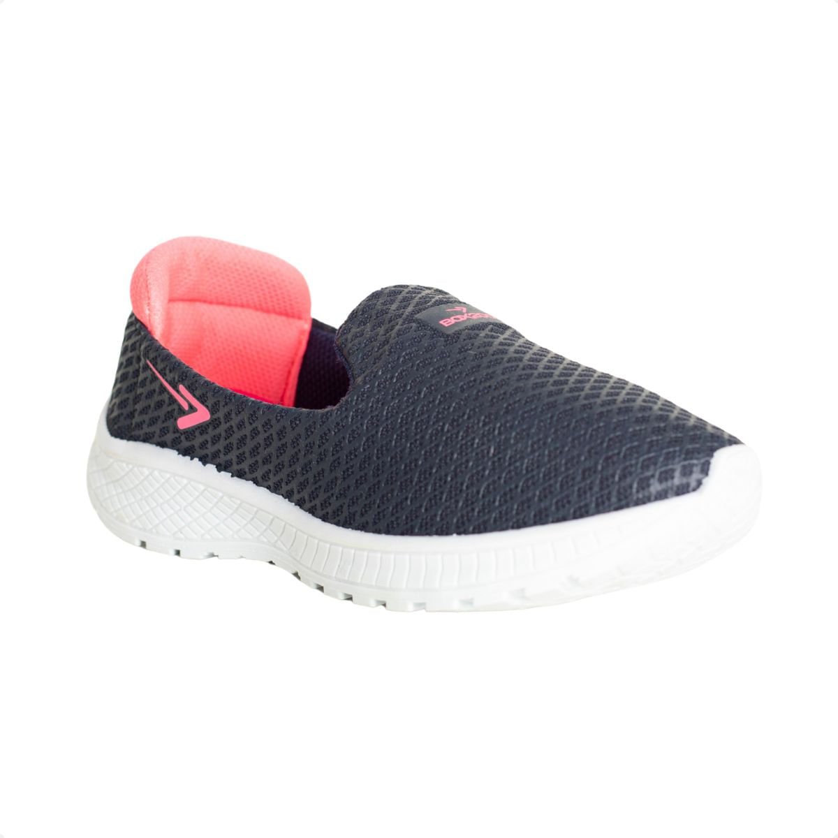 Tenis Fem Running Box 200 Marinho/Pink 2