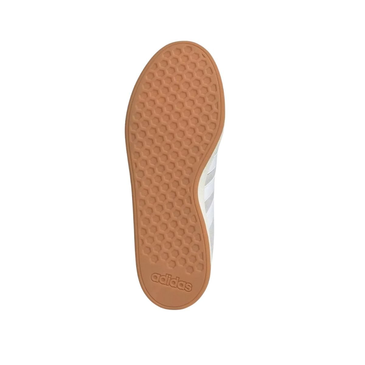 Tênis Casual Masculino Adidas Court Base Suede Cinza Cinza/Branco 4