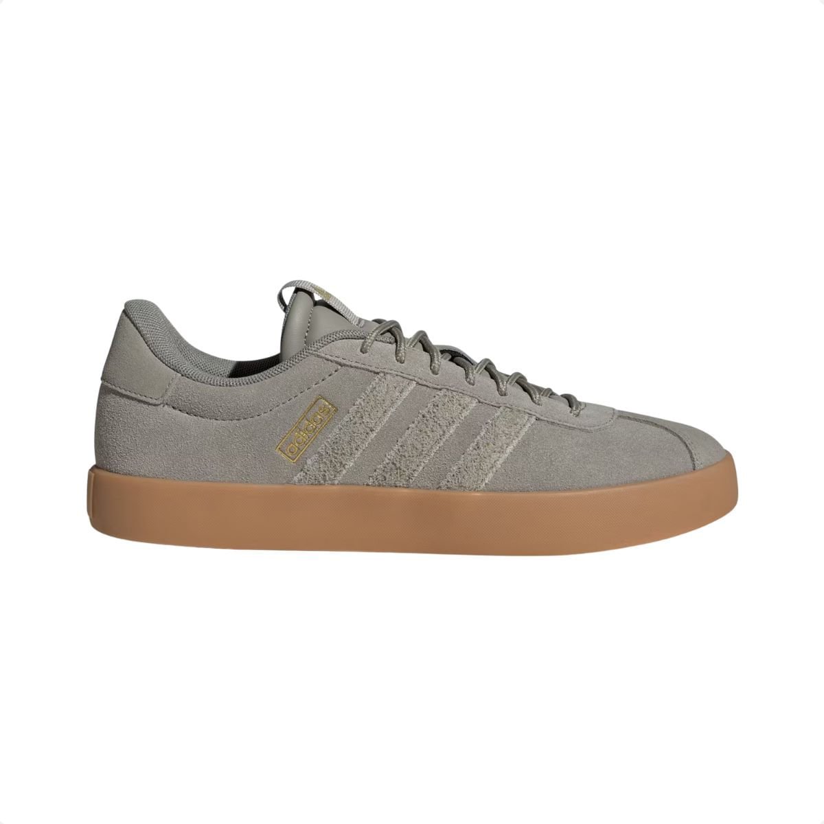 Tênis Casual Masculino Adidas Vl Court 3 0 Chumbo