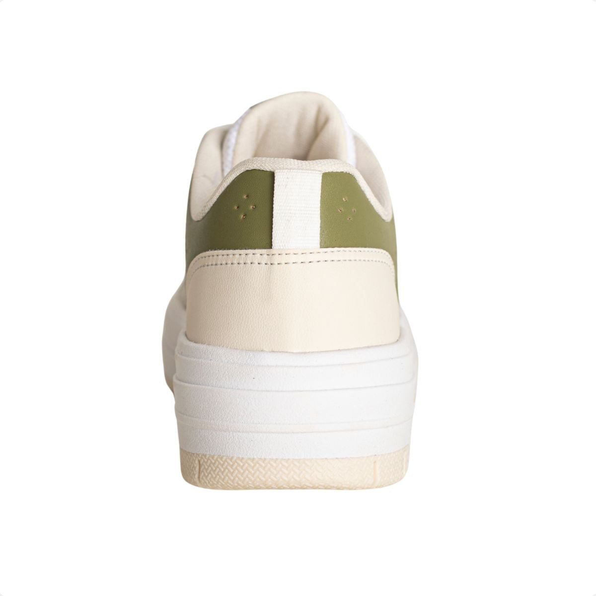 Tênis Dm Branco E Verde Oliva Bege/Verde/Branco 4