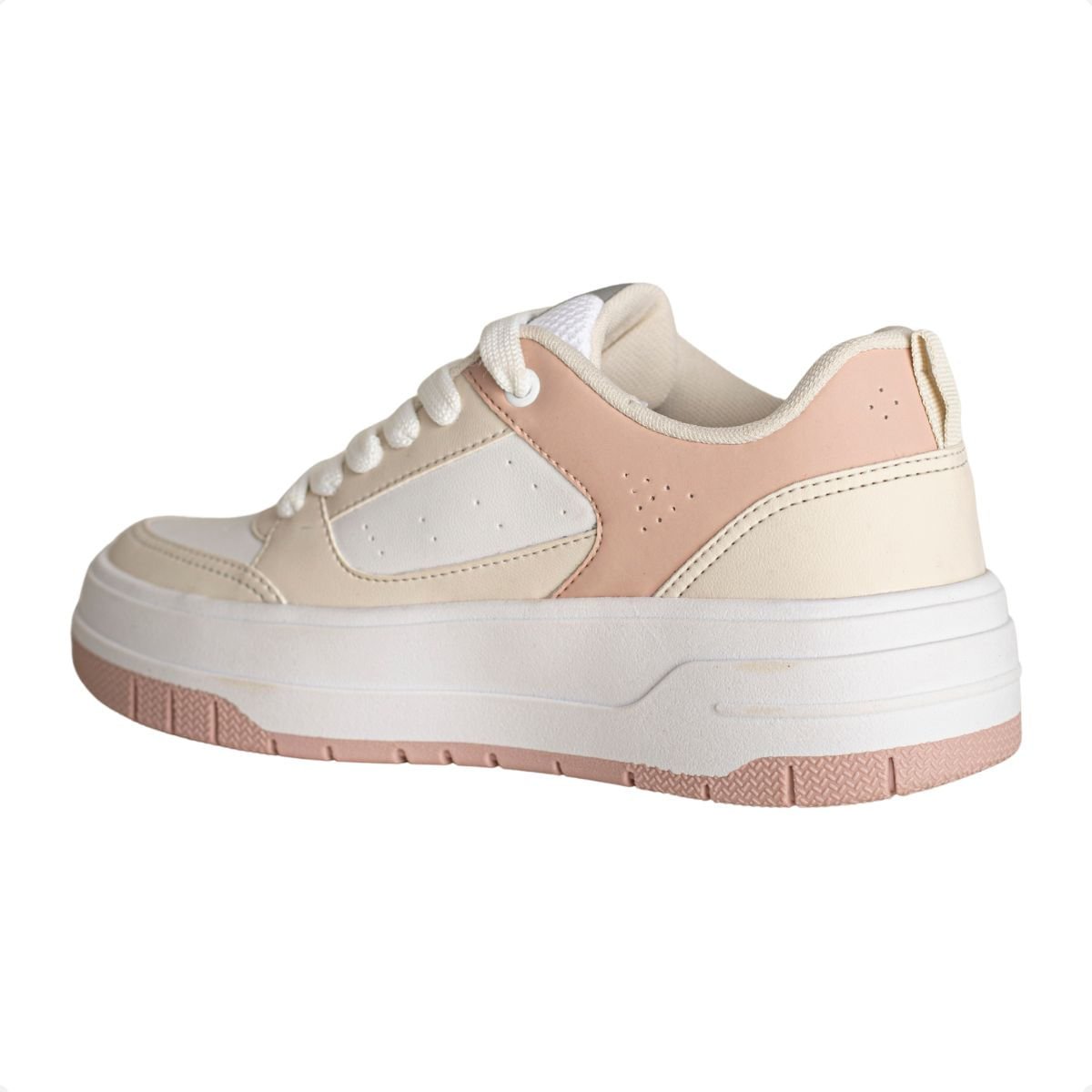 Tênis Dm Rosa Blush Bege/Rosa/Branco 5