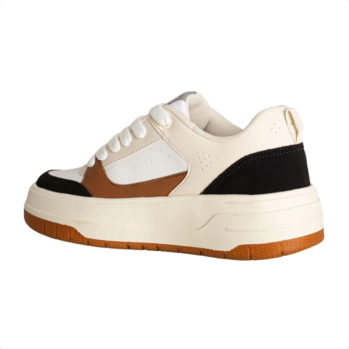 Tênis Dm Marrom & Offwhite Bege/Preto/Marrom 5