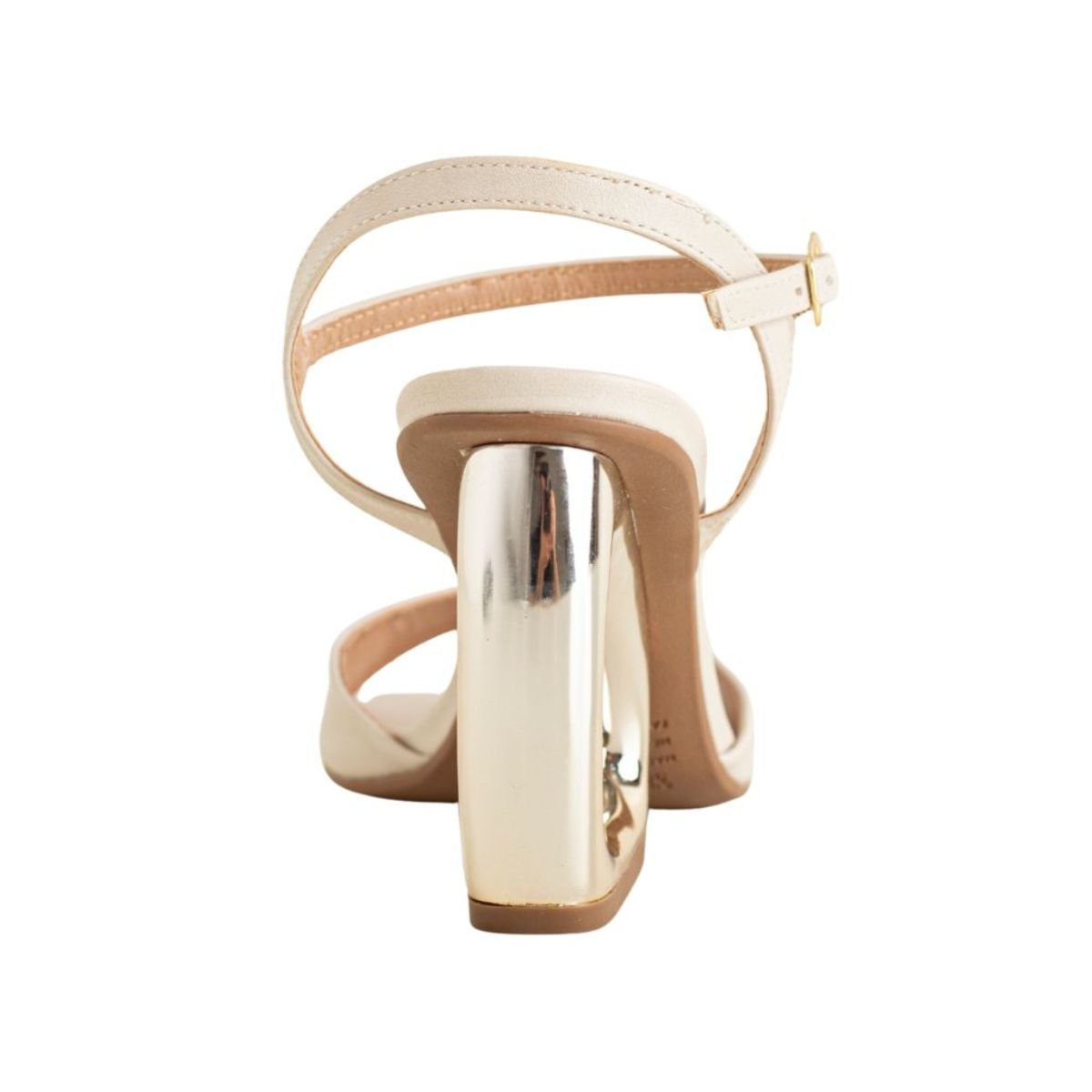 Sandália Dm Salto Orgânico Off White Off White 5