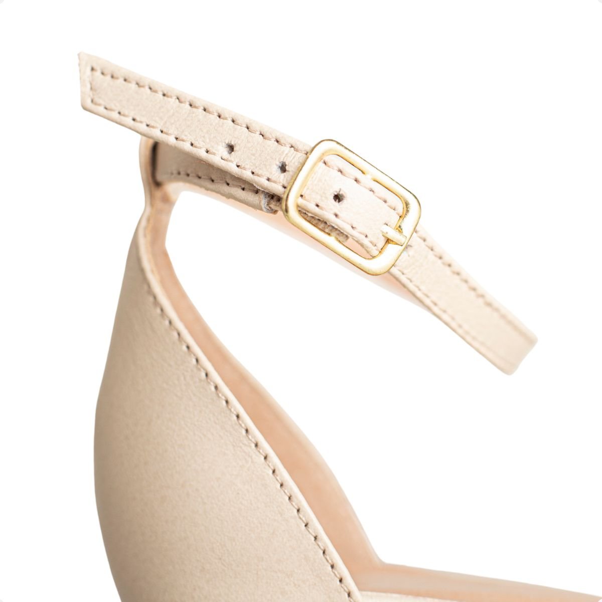 Sandália Dm Laço Off White Branco 7