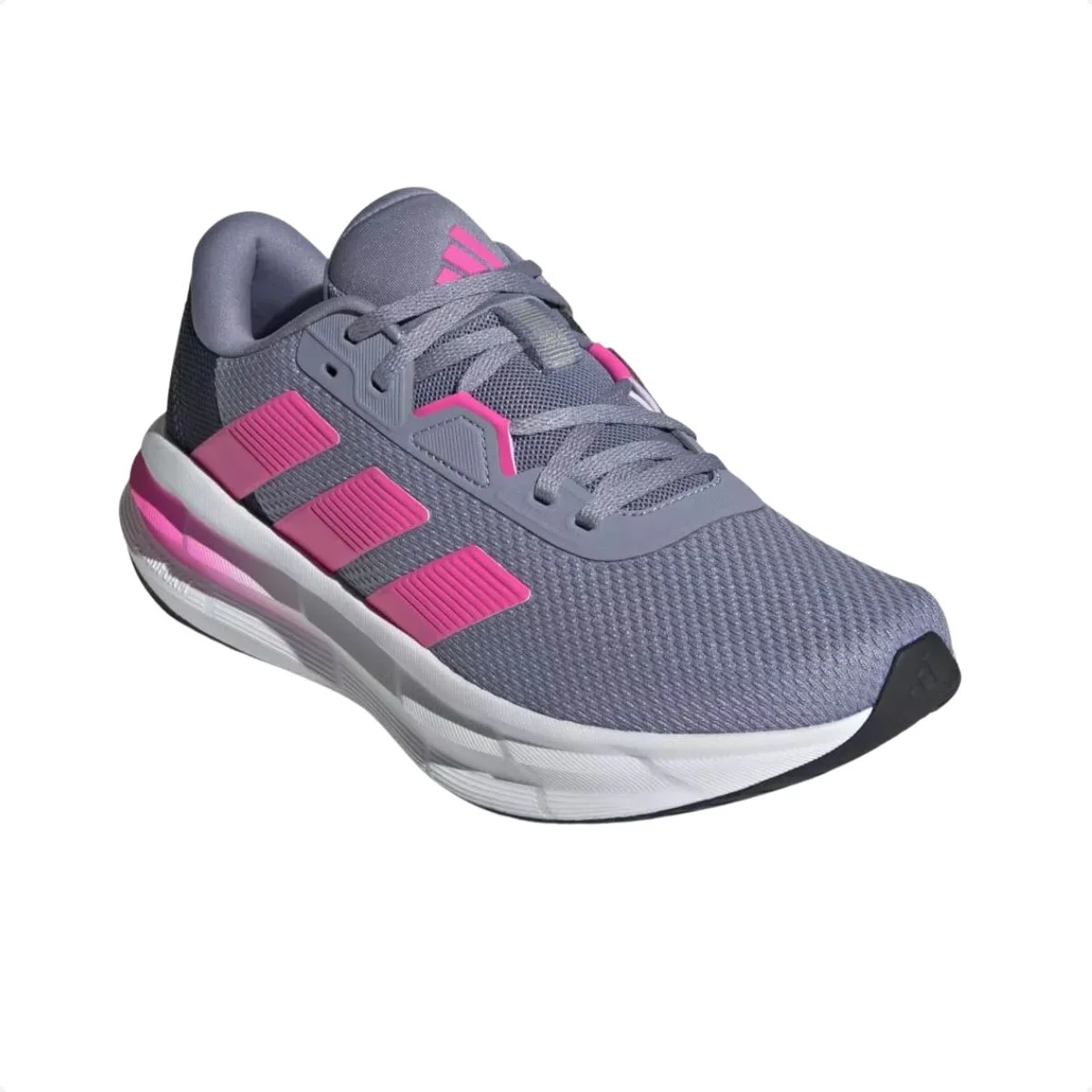 Tênis Running Feminino Adidas Galaxy 7 Cinza E Rosa Cinza/Roxo/Rosa 2