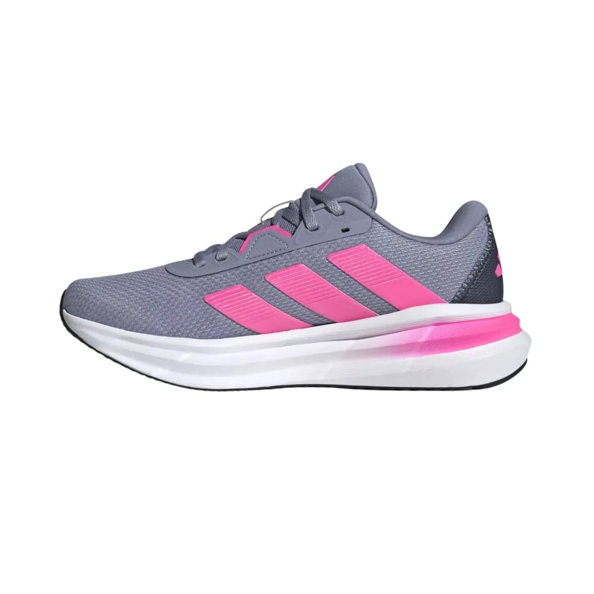 Tênis Running Feminino Adidas Galaxy 7 Cinza E Rosa Cinza/Roxo/Rosa 5