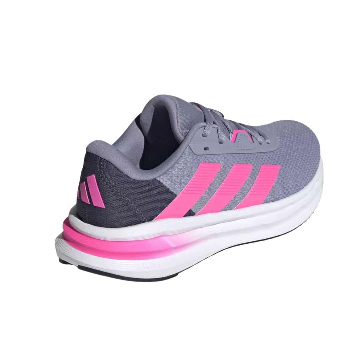Tênis Running Feminino Adidas Galaxy 7 Cinza E Rosa Cinza/Roxo/Rosa 7