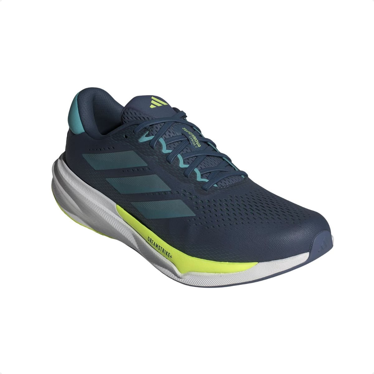Tênis Running Masculino Adidas Supernova Stride 2 Azul Verde 2