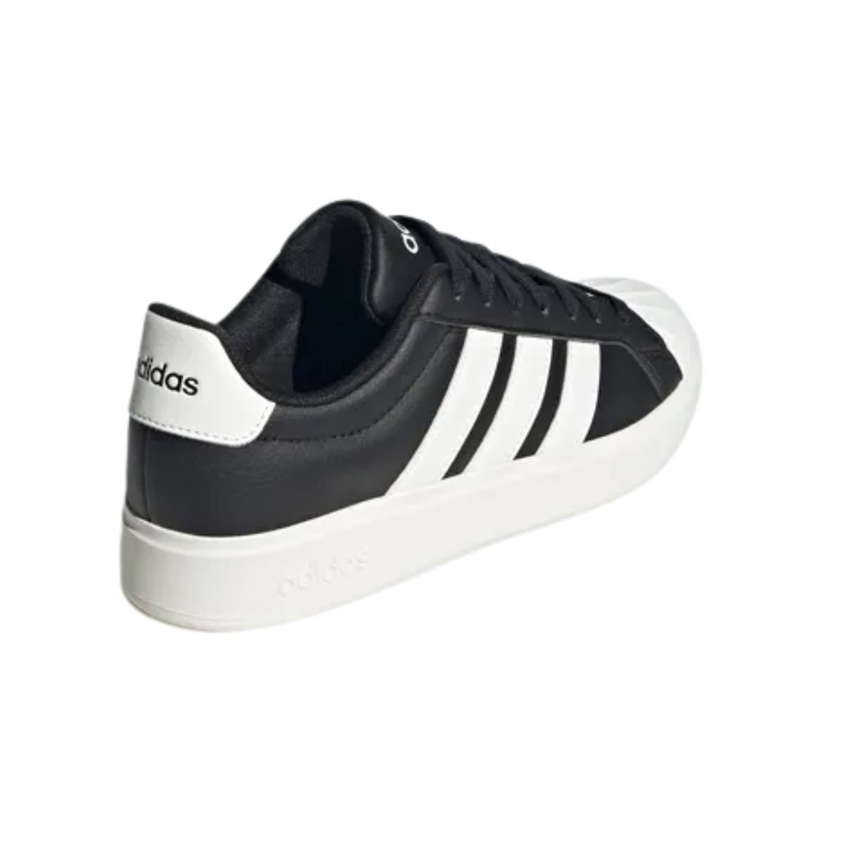 Tênis Casual Feminino Adidas Streetalk Preto Preto/Branco 7