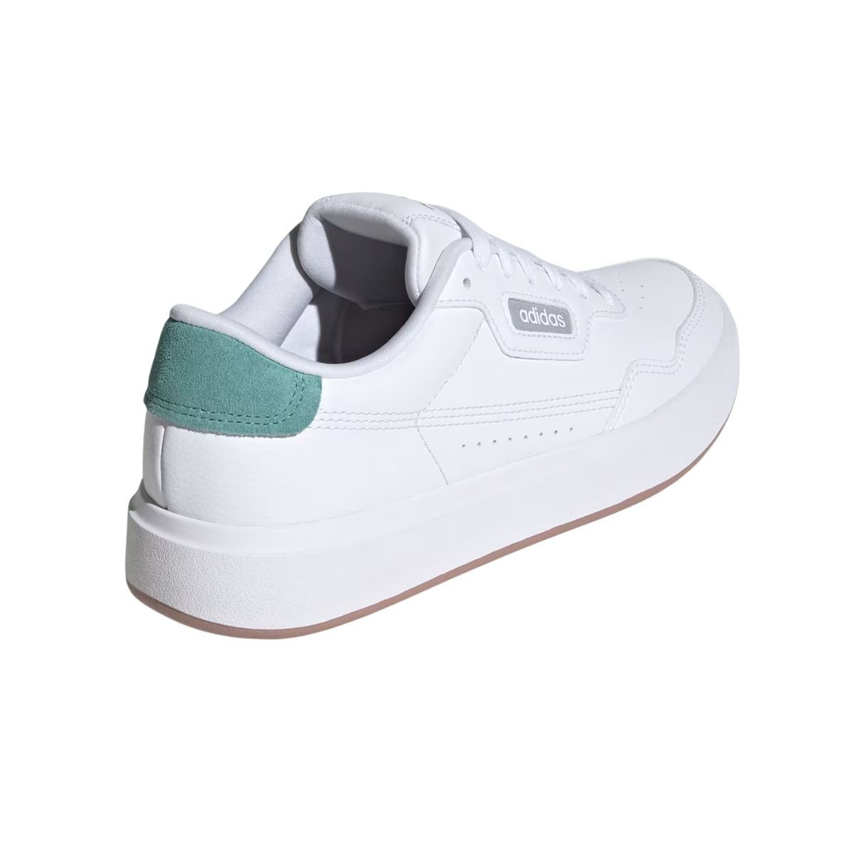 Tênis Casual Feminino Adidas Park St Branco Branco/Verde 7
