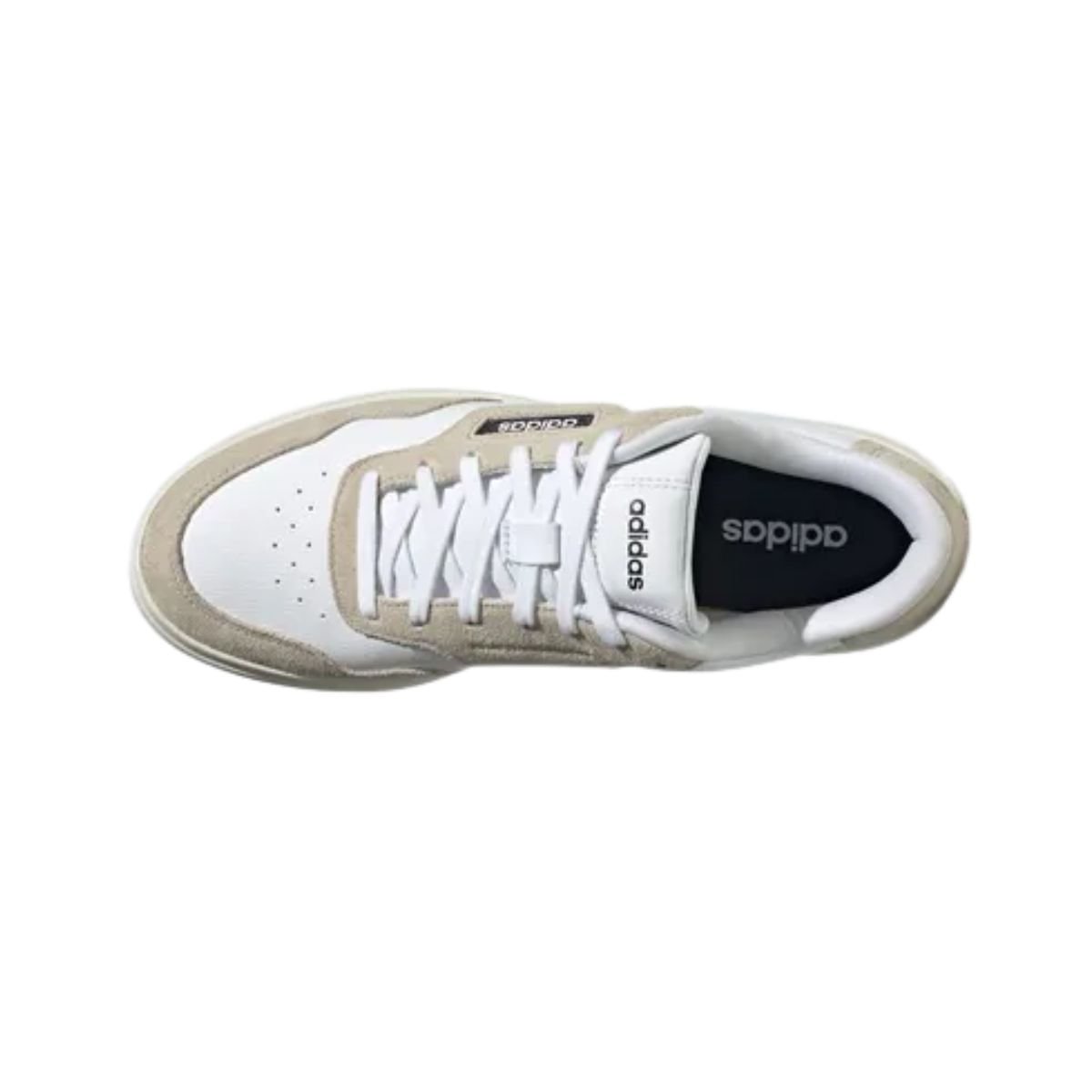 Tênis Casual Masculino Adidas Park St 2 .0 Branco Branco/Bege 6