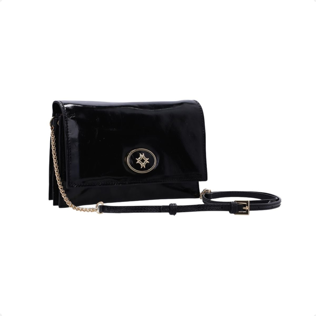 Bolsa Satchel Pequena Murano Luz Da Lua Preto 3