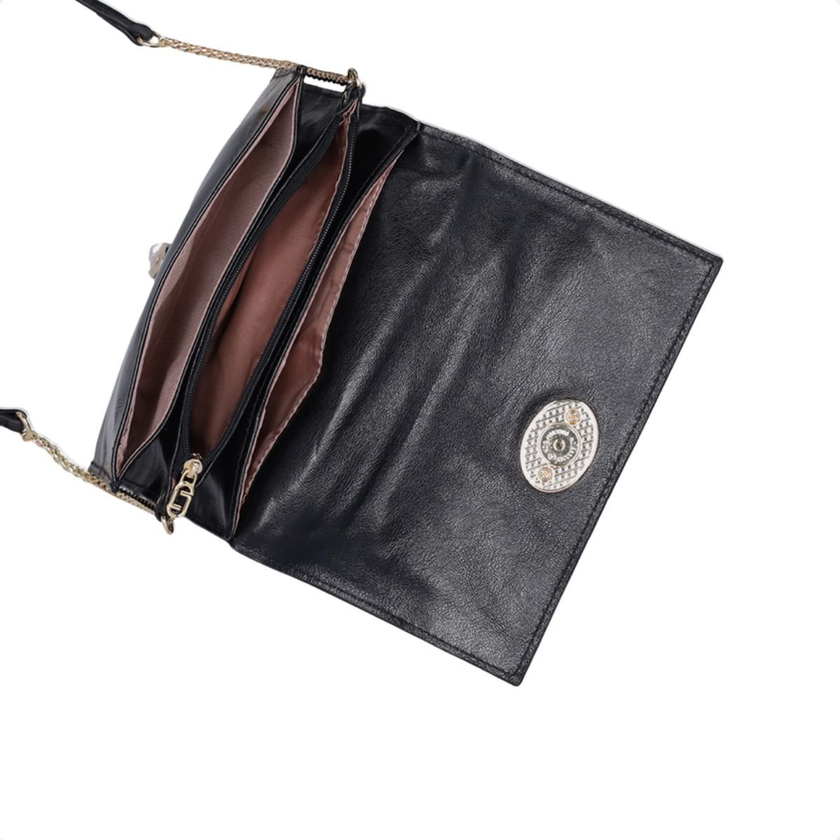 Bolsa Satchel Pequena Murano Luz Da Lua Preto 4
