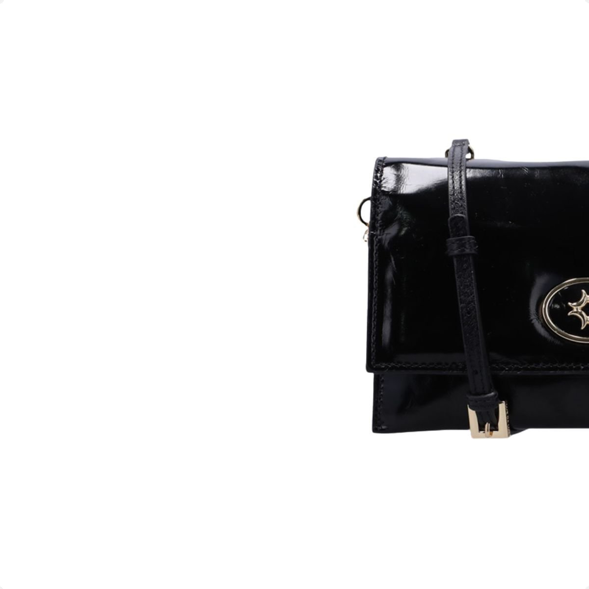 Bolsa Satchel Pequena Murano Luz Da Lua Preto 5