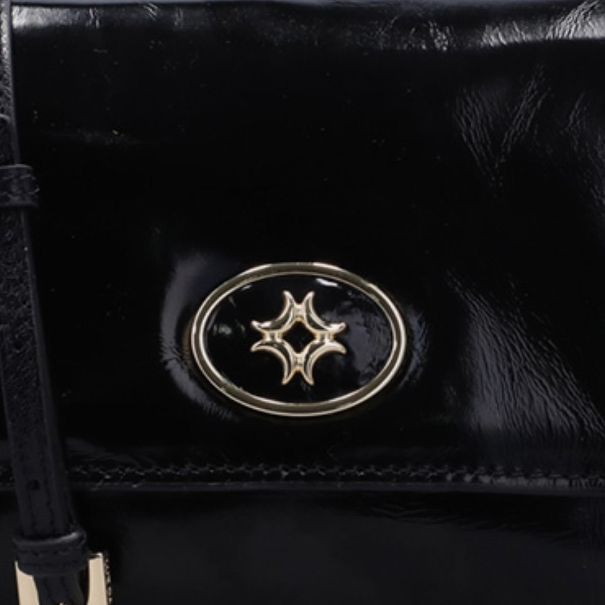 Bolsa Satchel Pequena Murano Luz Da Lua Preto 6