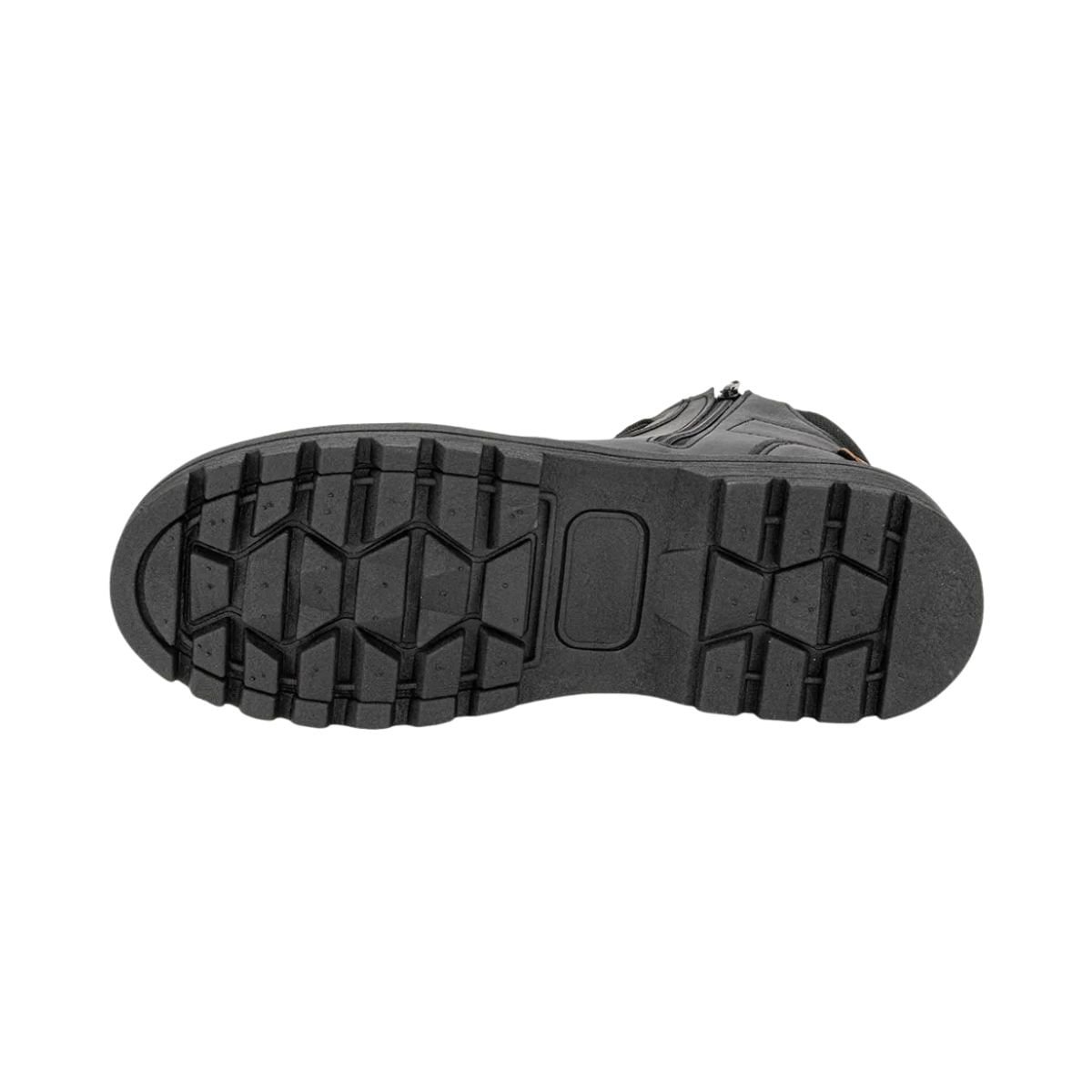 Bota Masculina Coturno Confort Way Preta Preto 4