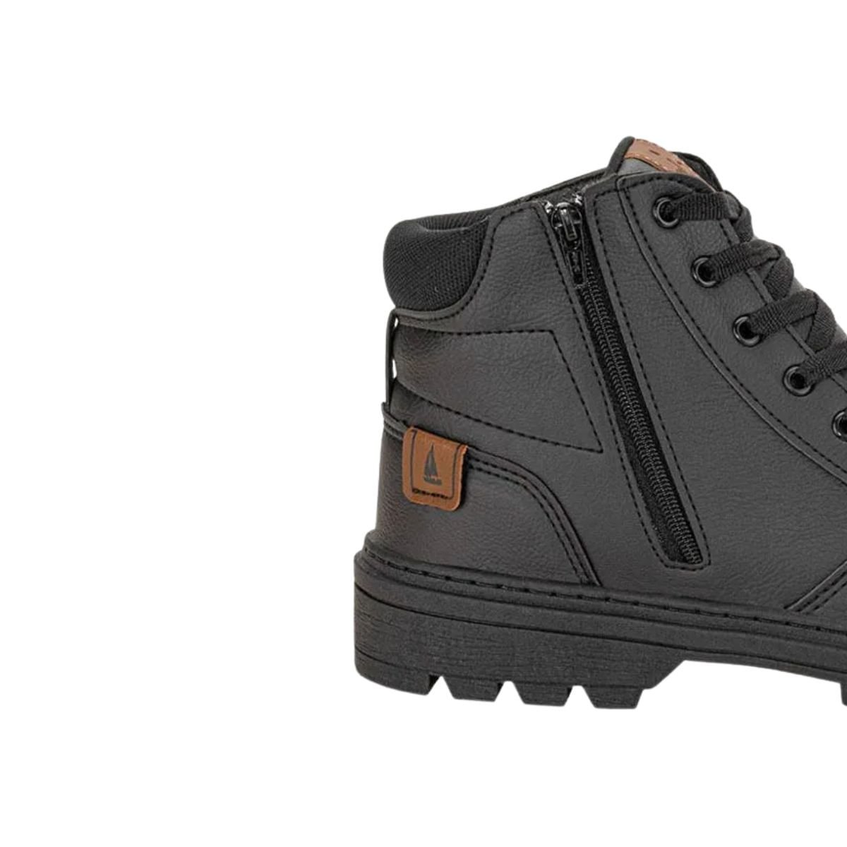 Bota Masculina Coturno Confort Way Preta Preto 7