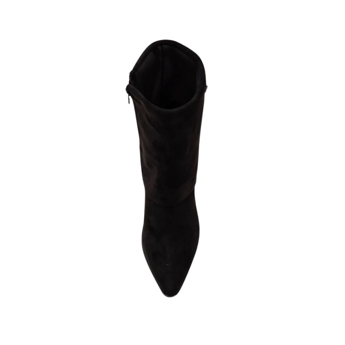 Bota Feminina Social Cano Médio Via Marte Preta Preto 3