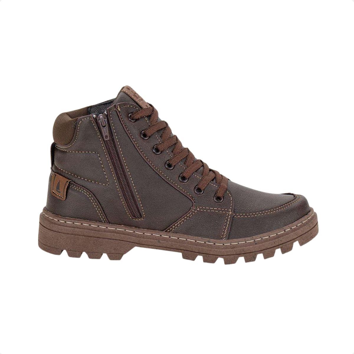 Bota Masculina Coturno Confort Way Marrom