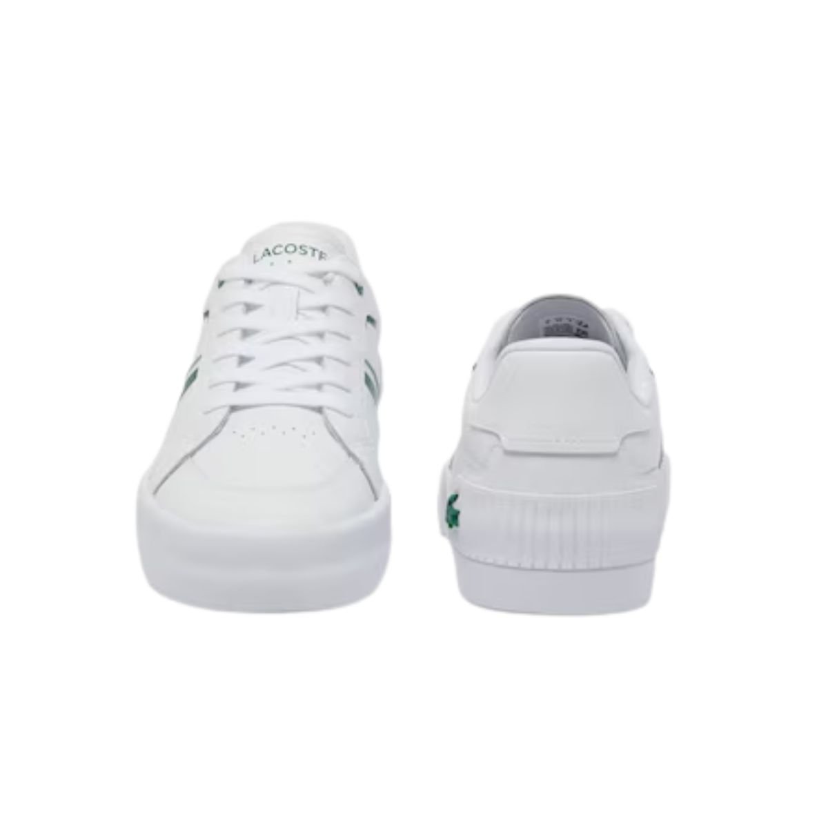 Sapatênis Masculino Lacoste L004 Branco E Verde Branco 4