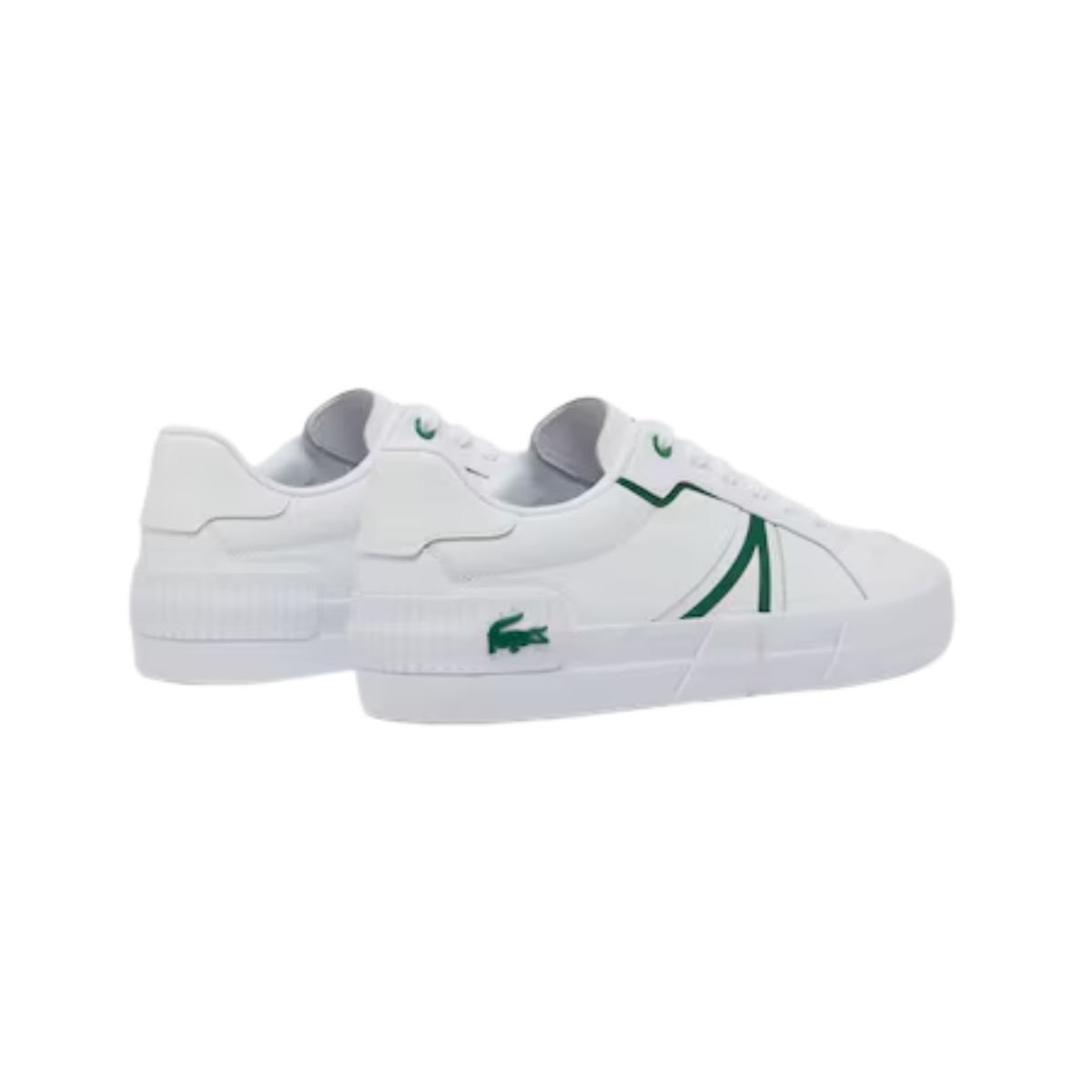 Sapatênis Masculino Lacoste L004 Branco E Verde Branco 5