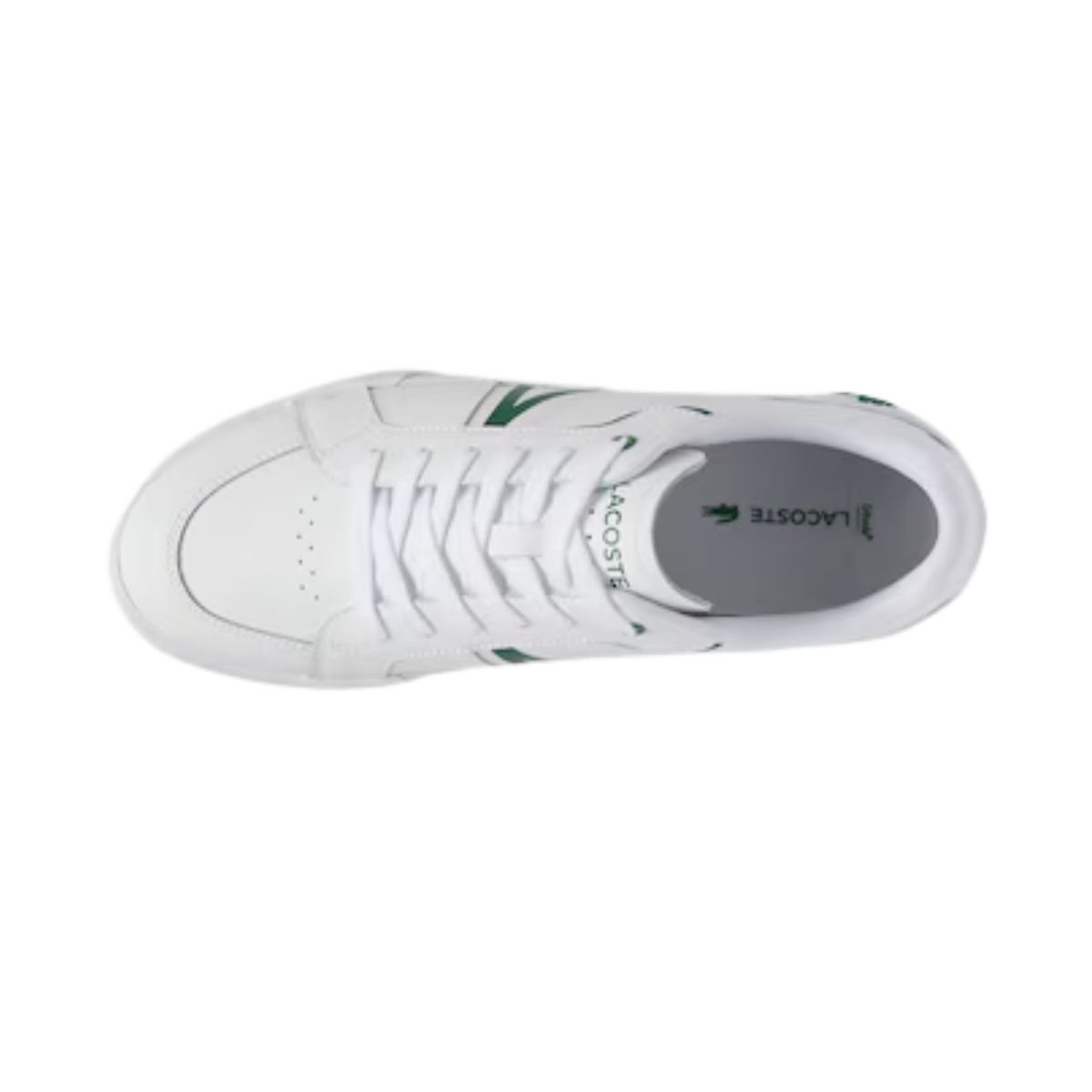 Sapatênis Masculino Lacoste L004 Branco E Verde Branco 6