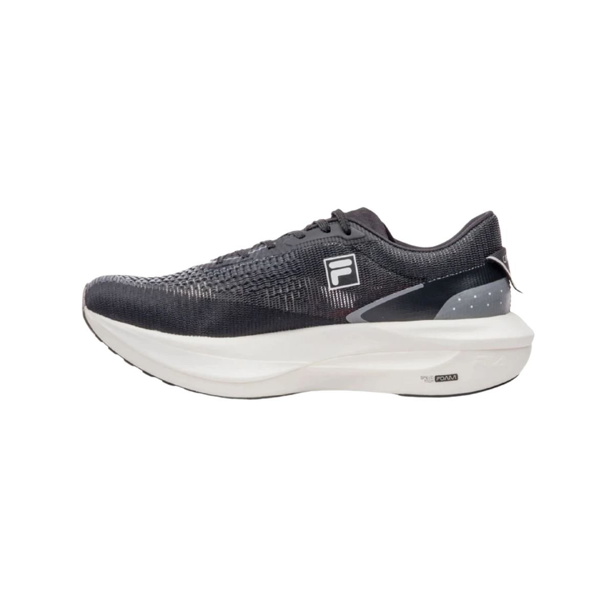 Tênis Running Masculino Fila Carbon 3 Preto Cinza 4