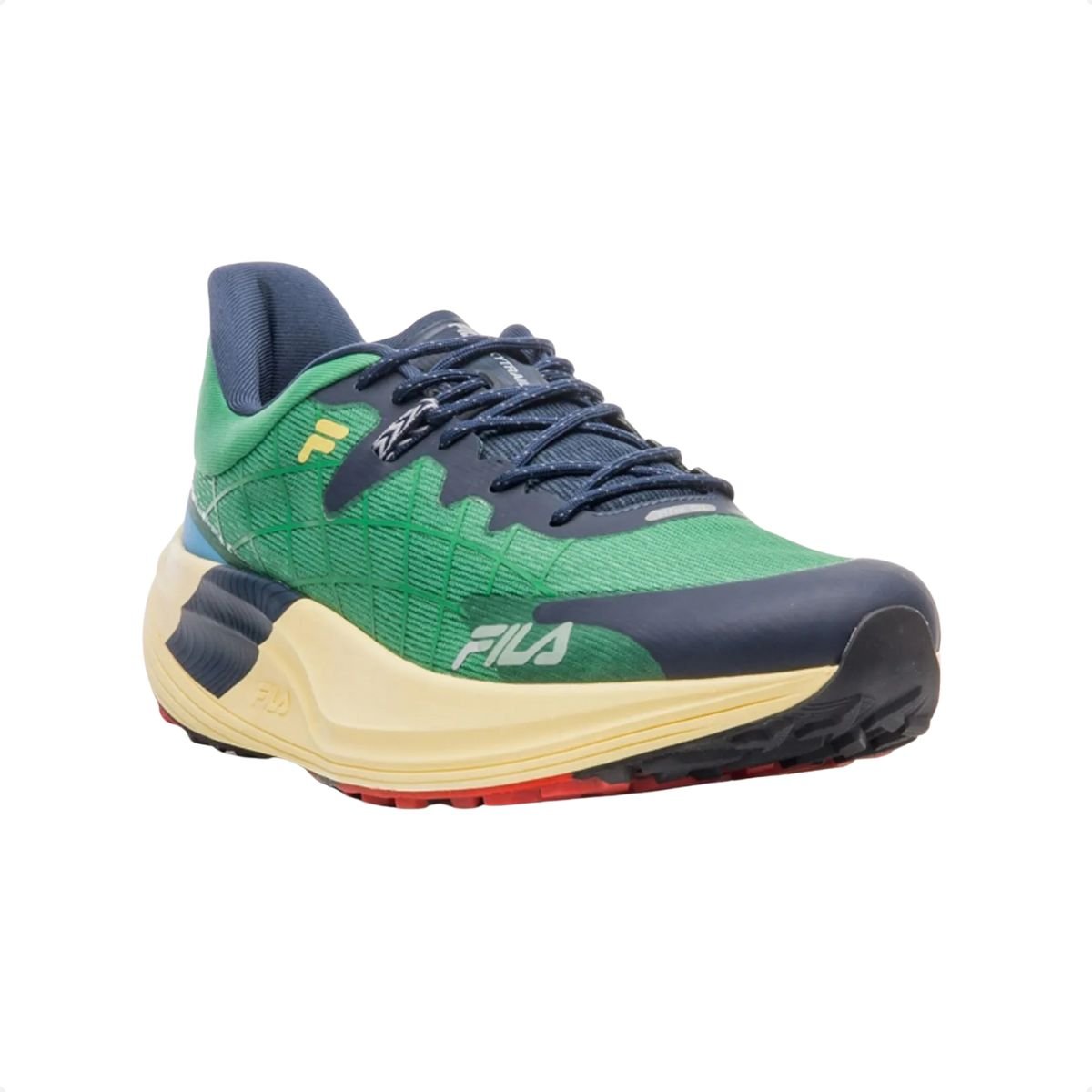 Tênis Trail Masculino Fila Racer Skytrail Verde Verde/Azul 2