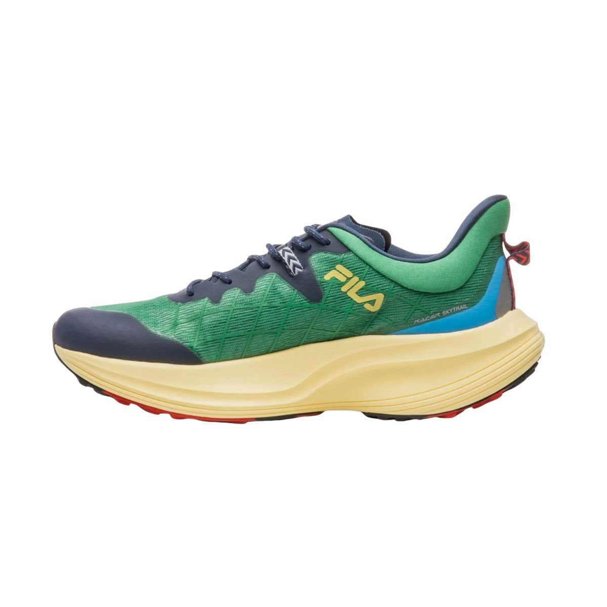 Tênis Trail Masculino Fila Racer Skytrail Verde Verde/Azul 5
