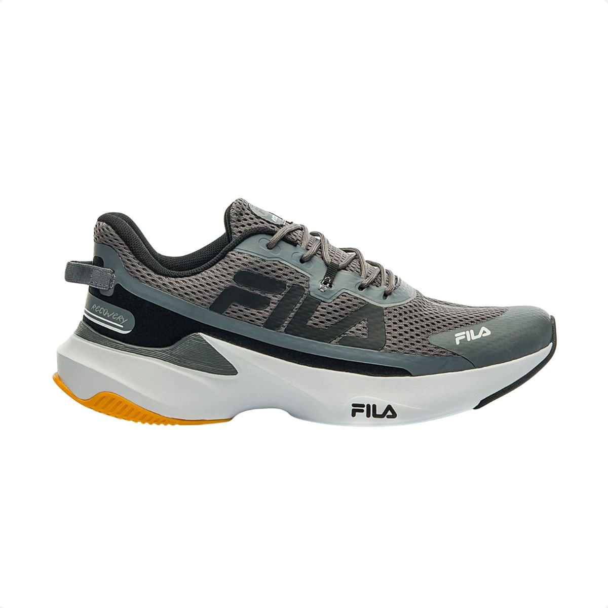 Tênis Running Masculino Fila Recovery Cinza