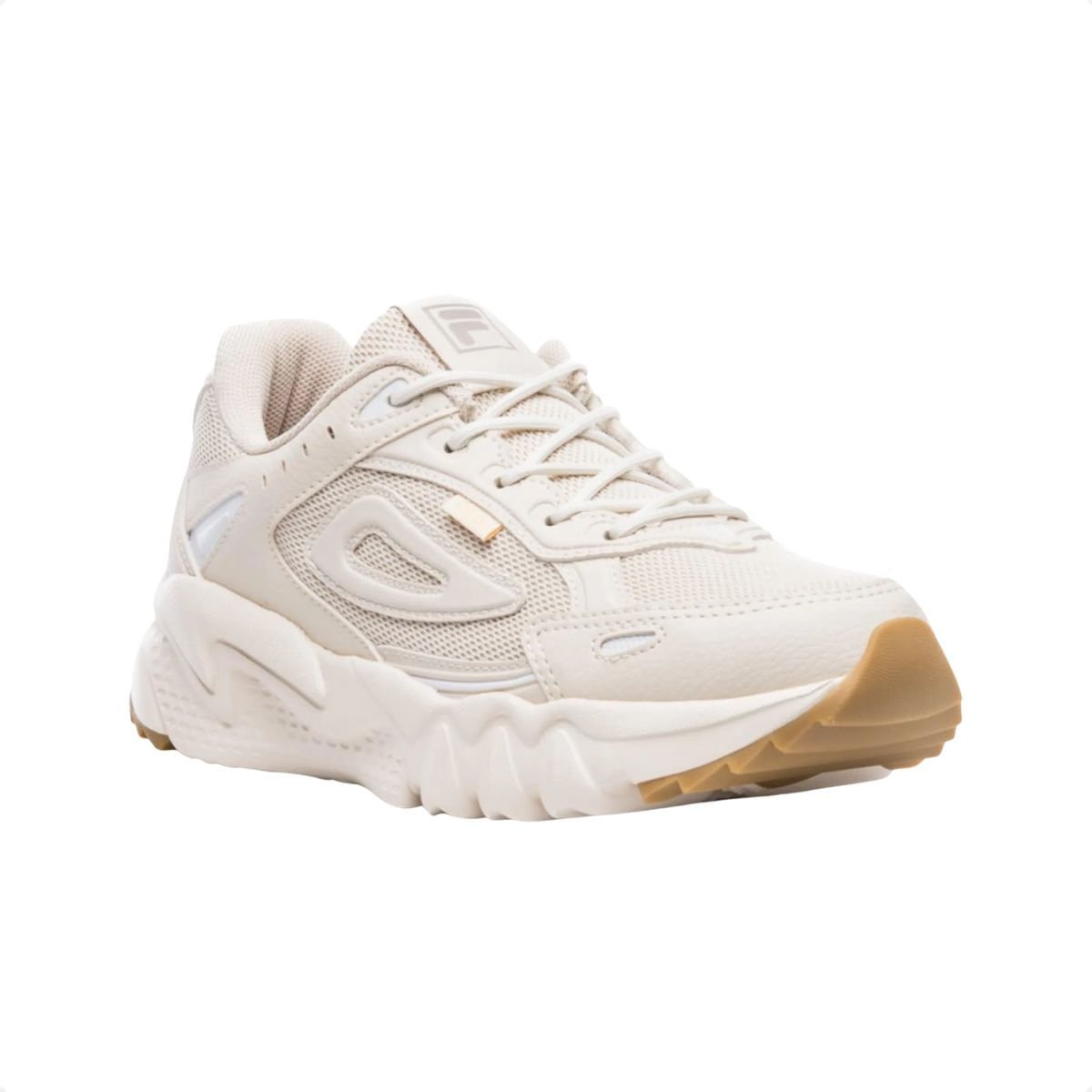 Tênis Casual Feminino Fila Venture Tracer 2 Bege Bege/Branco/Oliva 2