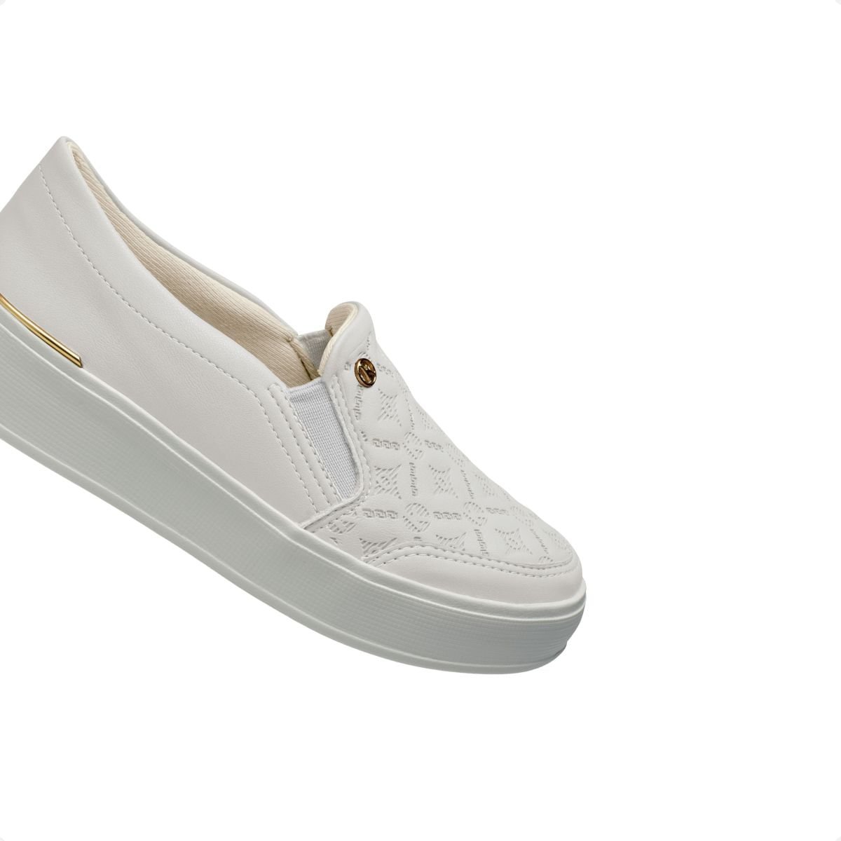Tênis Moda Casual Slip On Kolosh Branco 7