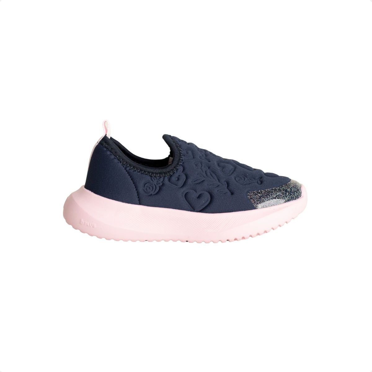 Tênis Infantil Bibi Flash Azul Marinho Com Rosa