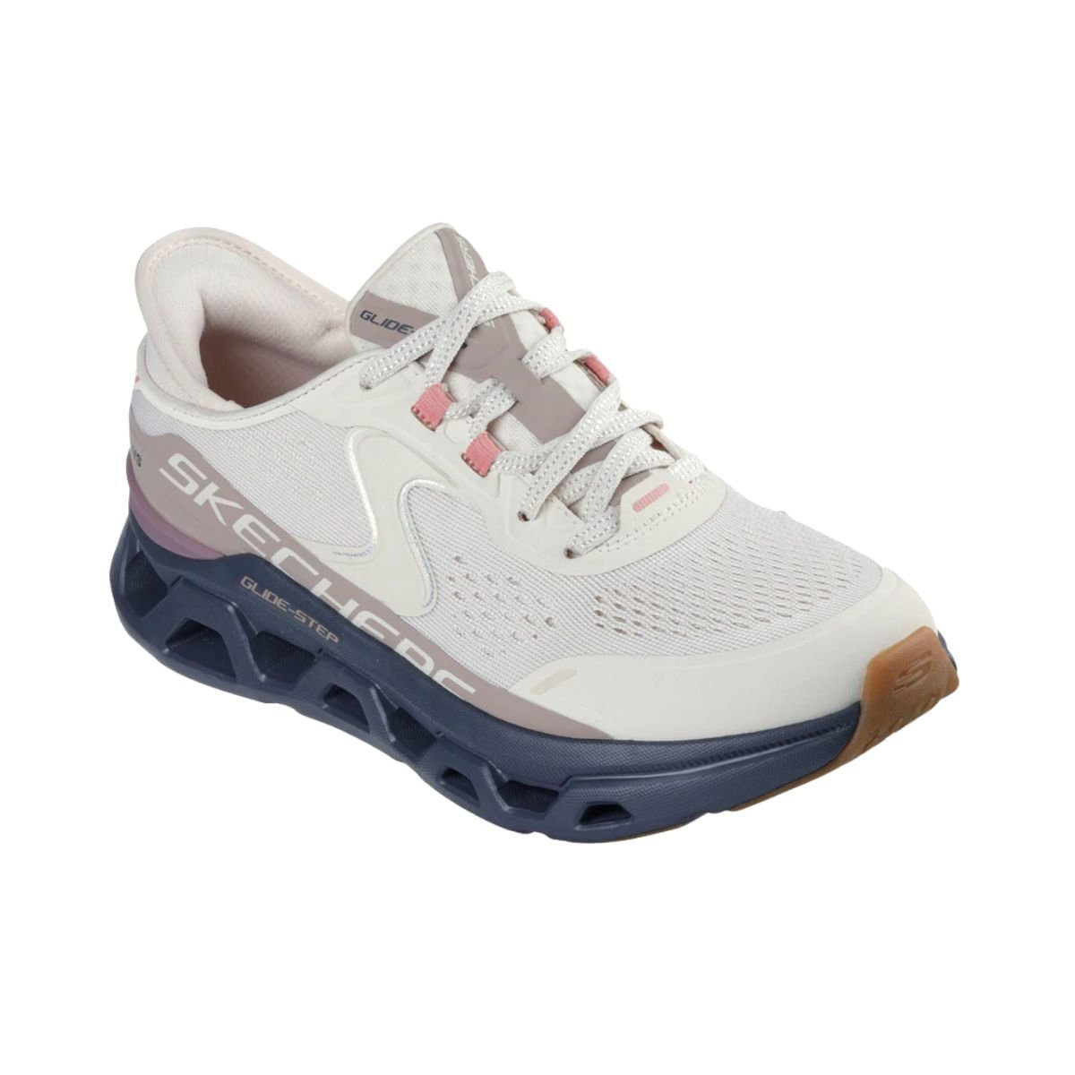 Tênis Running Feminino Skechers Glide-Step Altus Off White Branco/Bege/Cinza 2