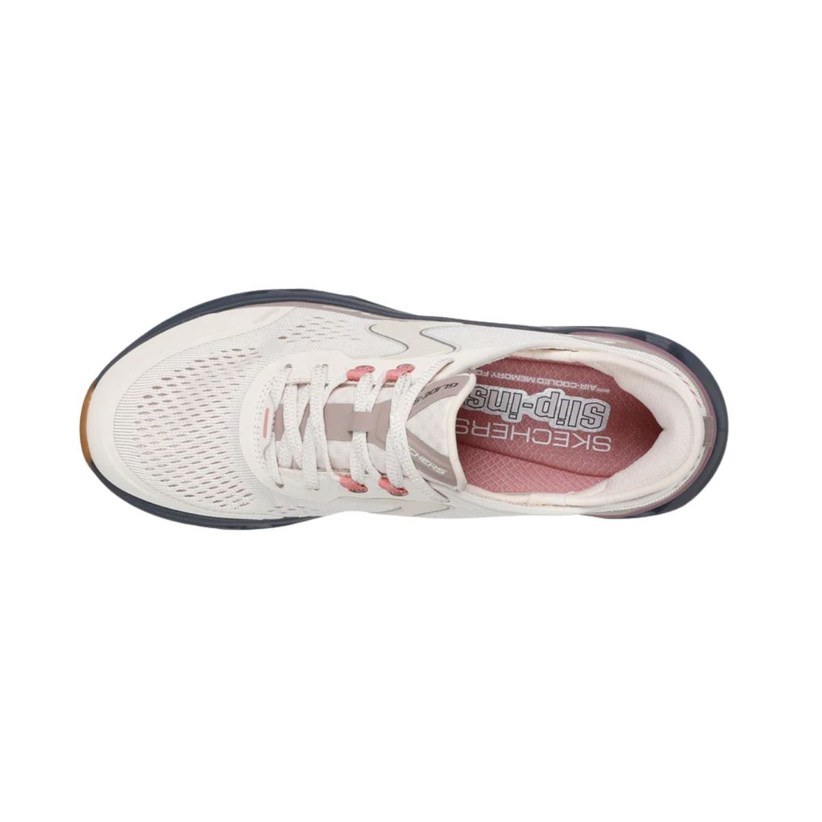 Tênis Running Feminino Skechers Glide-Step Altus Off White Branco/Bege/Cinza 6