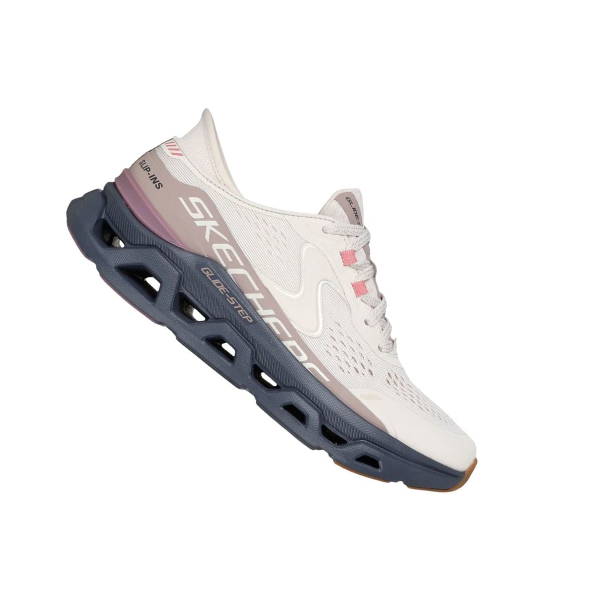 Tênis Running Feminino Skechers Glide-Step Altus Off White Branco/Bege/Cinza 7