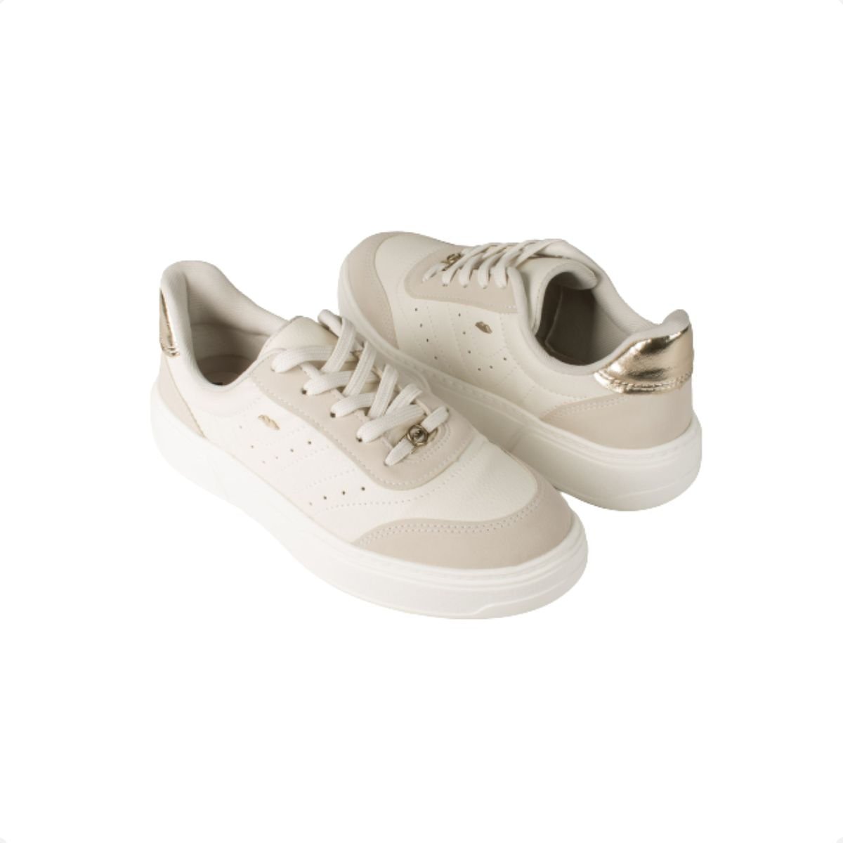 Tênis Moda Feminino Casual Dakota Bege 6