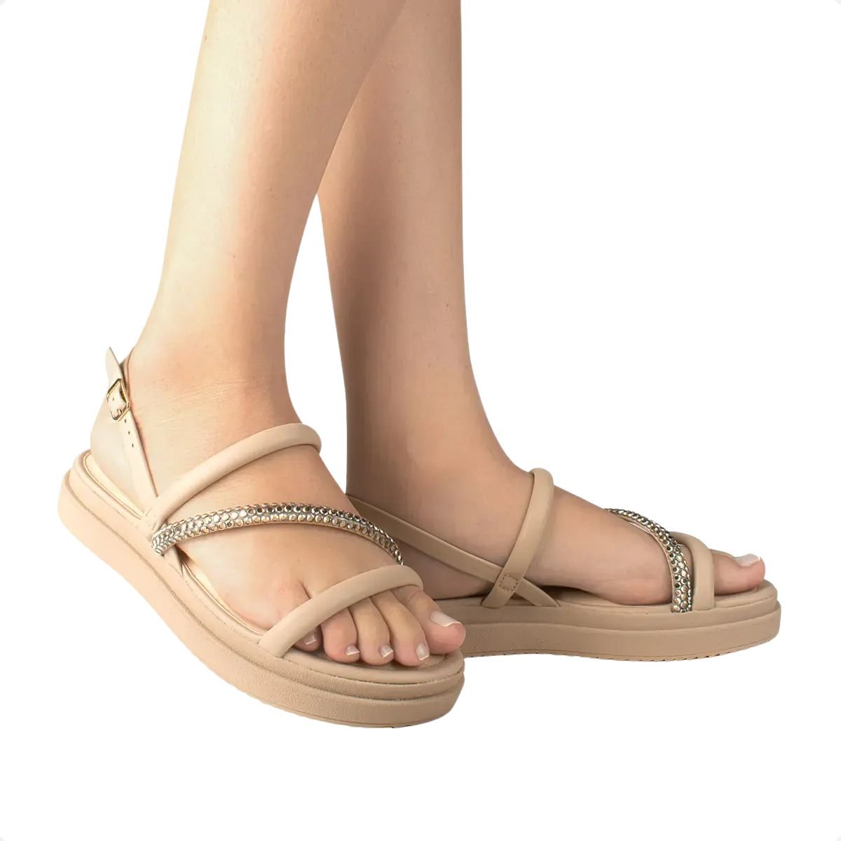 Sandália Dakota Flatform Bege 7