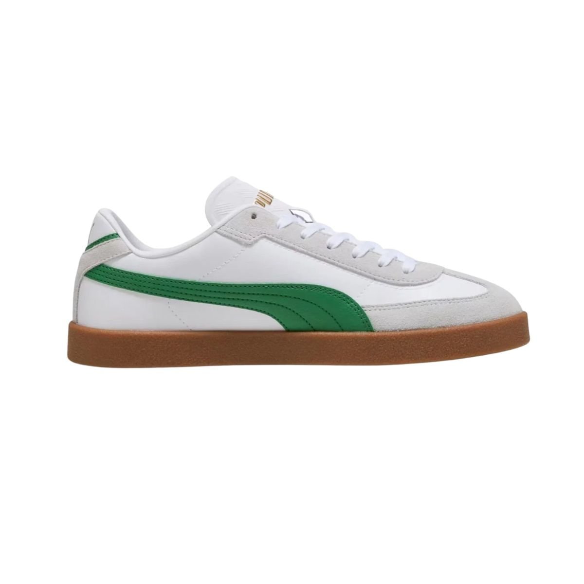 Tênis Casual Masculino Puma Club Ii Era Branco E Verde Branco/Cinza/Verde 4
