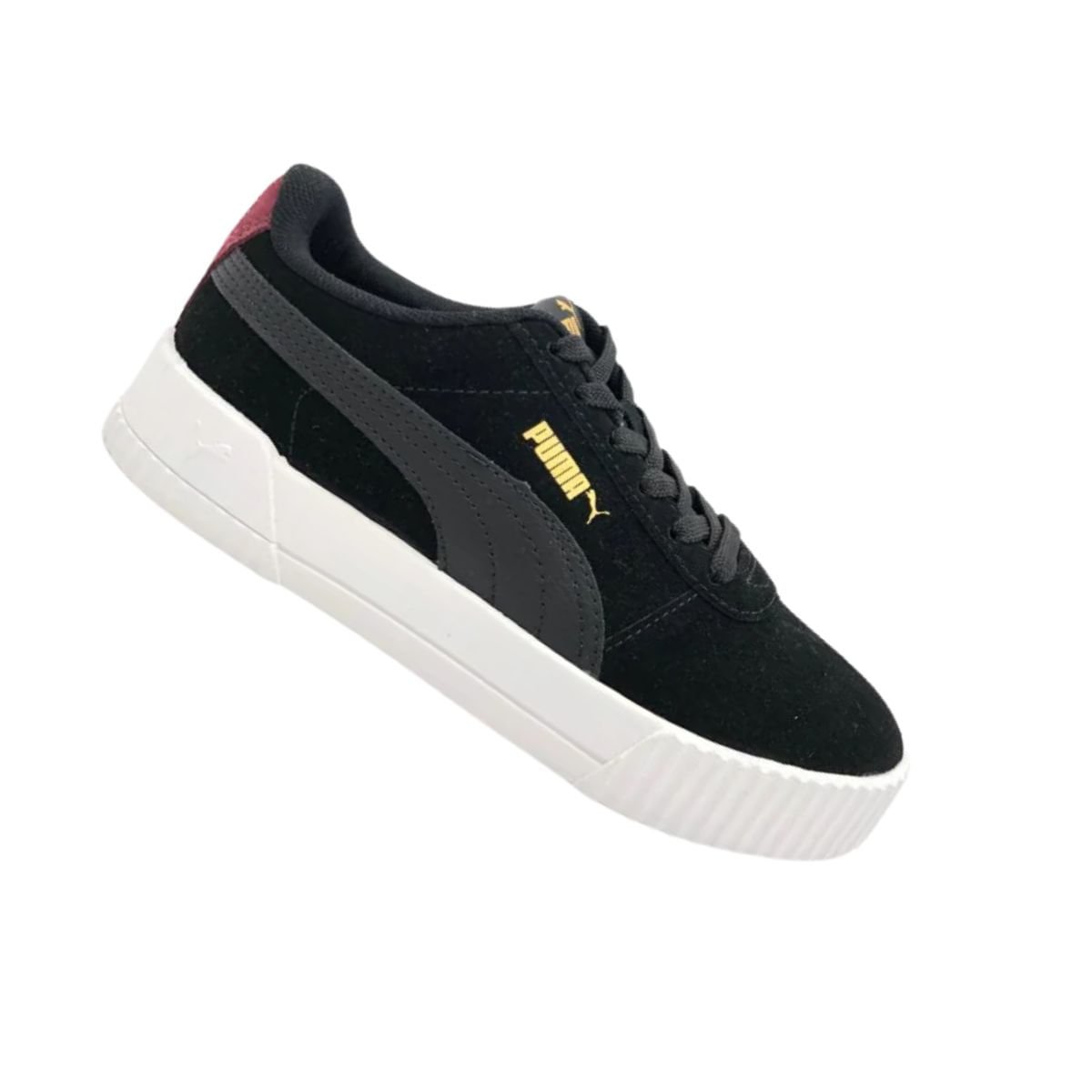 Tênis Casual Feminino Puma Carina 3.0 Sd Bdp Preto Preto 6
