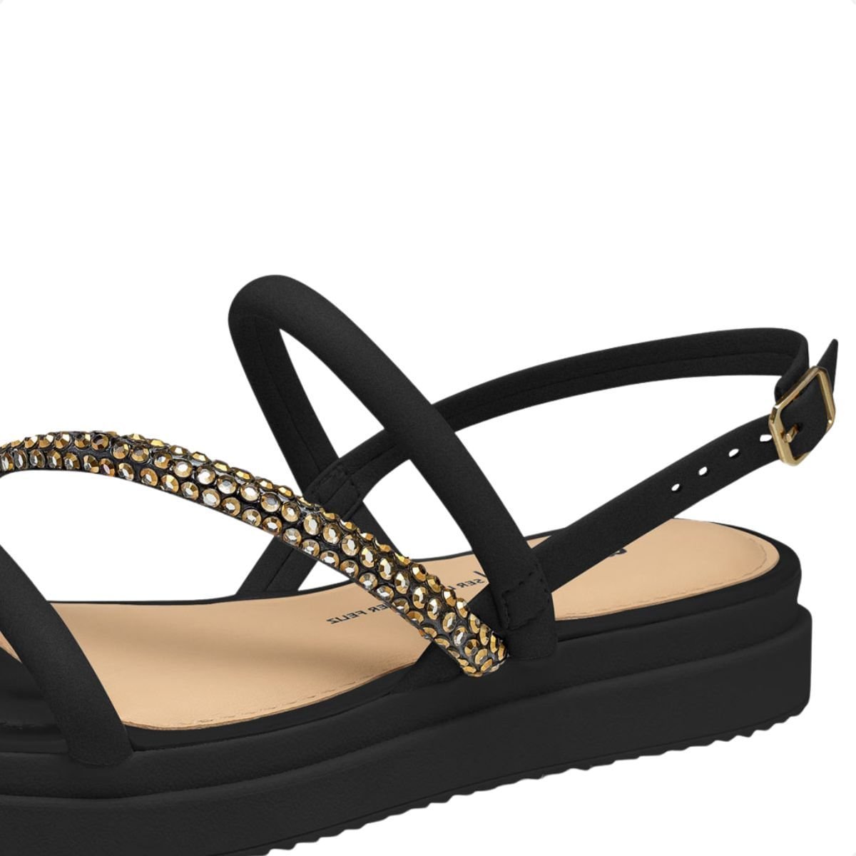 Sandália Feminina Flatform Papete Dakota Preto 4