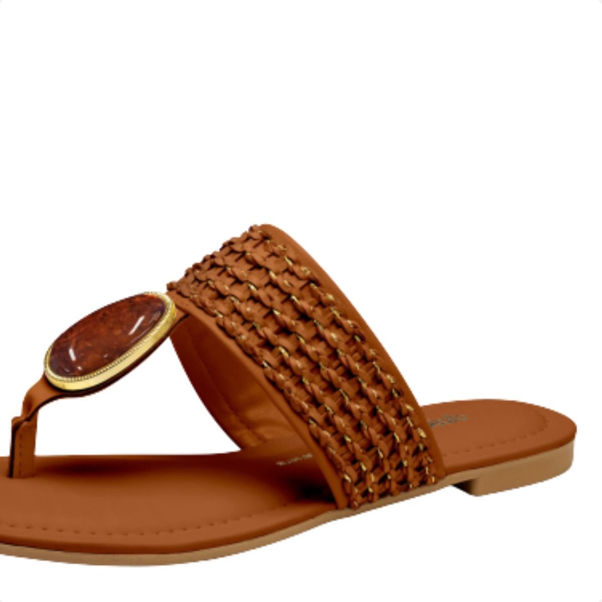 Tamanco Feminino Rasteiro Dakota Caramelo 4