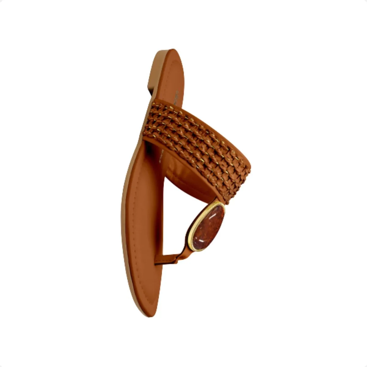 Tamanco Feminino Rasteiro Dakota Caramelo 5